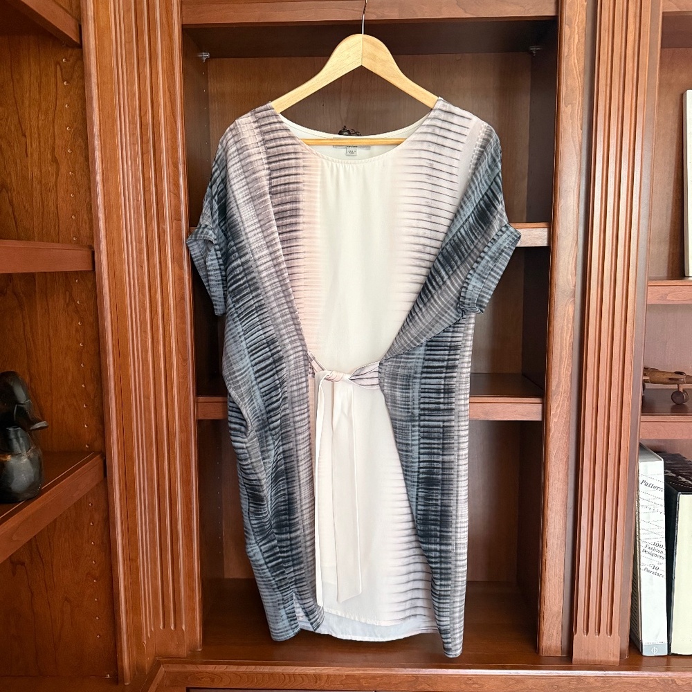 ALL SAINTS Silk Tie Front Dress